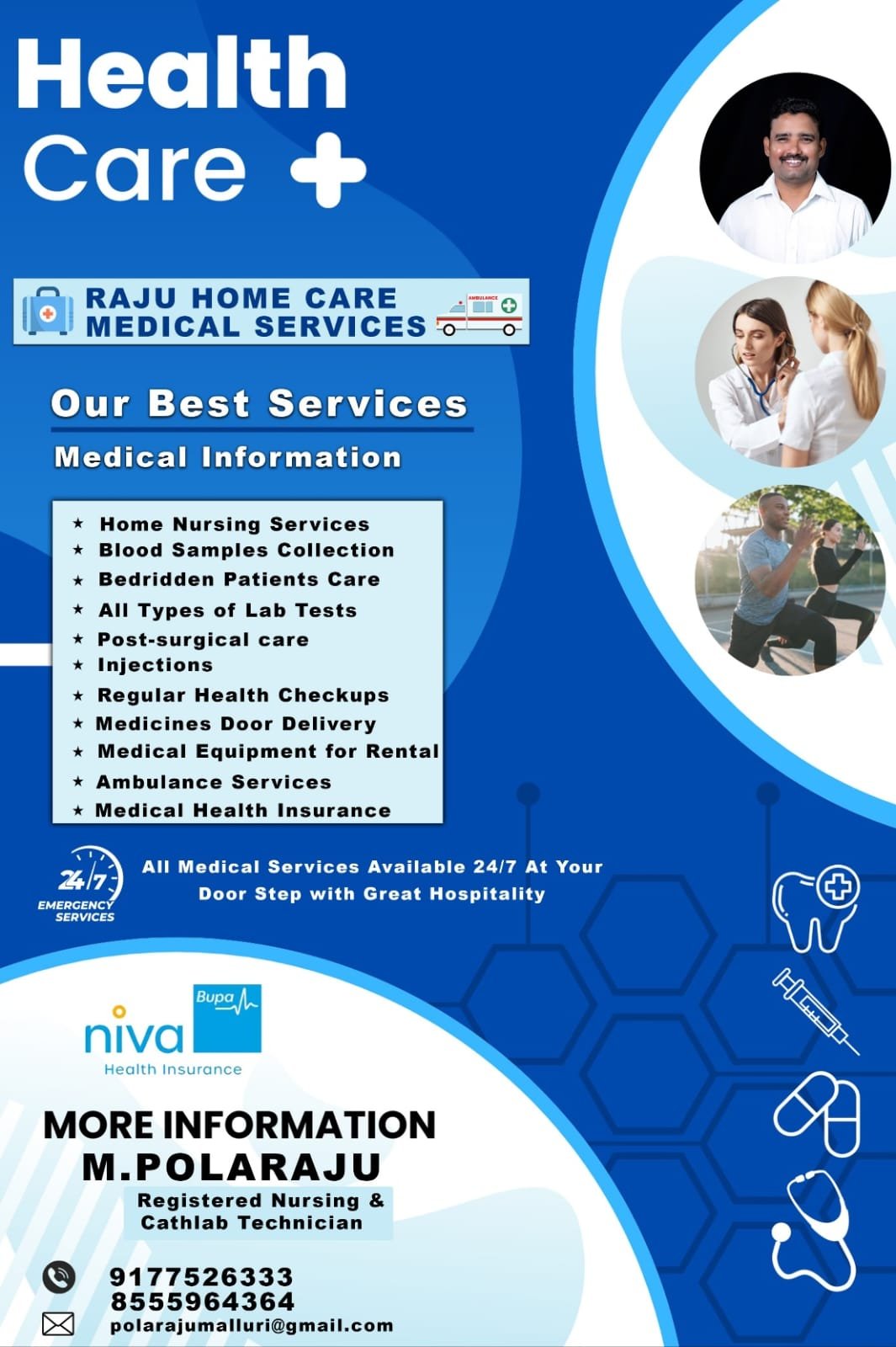 Raju Home Care Medical Services poster